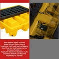thumbnail image 6 of GXCZ Modular Spill Platform With Drain, Anti Slip Detachable Leakproof Oil Barrel Tray, Plastic Containment Pallet For Factory Garage Stack Paint Bucket ( Color : Yellow , Size : 49.5x36x10.5cm/19.48x14.17, 6 of 8