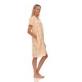 thumbnail image 3 of Lati Fashion Women Short Sleeve Nightgown Snaps Front, Regular and Plus Size, 3 of 4
