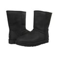 thumbnail image 3 of Genuine Ugg Classic Short Black Gray Chestnut Brown Navy Leather Bomber Men Boot, 3 of 7