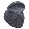 thumbnail image 2 of Drum Set Embroidered 12 Inch Long Knitted Beanie - Black Marled OSFM, 2 of 5