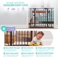 thumbnail image 4 of Regalo Home Accents® Extra Wide Walk Thru Baby Safety Gate, 4 of 9
