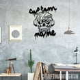 thumbnail image 5 of Craftnamesign Custom Sugar Skull Metal Sign, Custom Skull Wall Art For room Decor, 5 of 5