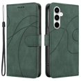 thumbnail image 1 of Gift compatible Samsung Galaxy A35 5G Leather Case Imprinted Line Phone Wallet Cover, 1 of 5