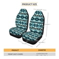 thumbnail image 7 of FOR U DESIGNS Navajo Ethnic Tribel Pattern Car Front Seats Cover for Women Men Scratch-Resistant Car Bucket Seat Cover Auto Interior Accessories for SUV Truck Sedan-Pack of 2, 7 of 7