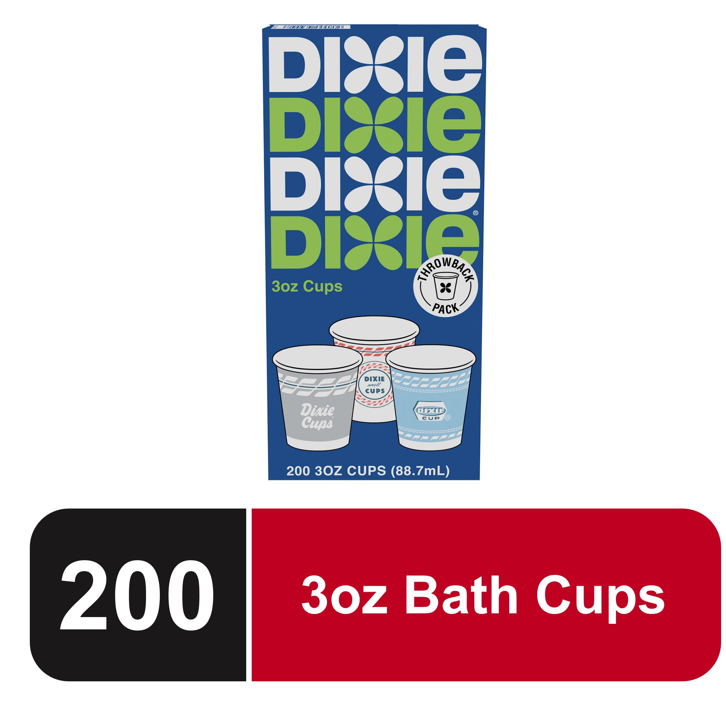Dixie Bath Cups 3 Oz 200 Count 042000439008 for sale online 