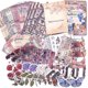 thumbnail image 1 of Scrapbook Supplies, (361Pcs) Vintage Aesthetic Scrapbook Kit with Paper, Stickers, Picture Frames, A6 Notebook Blank, 1 of 5