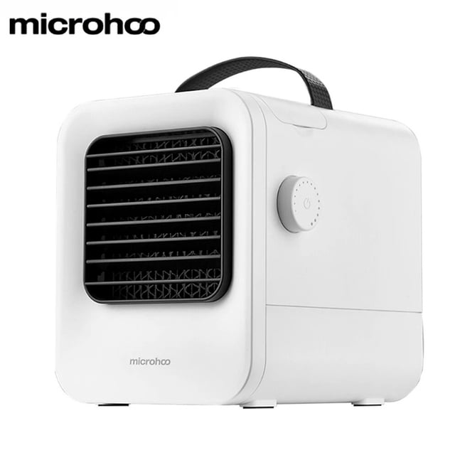 Aire acondicionado portátil Microhoo, enfriador de aire por evaporación personal, escritorio silencioso