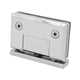 thumbnail image 3 of Bisagra para puerta de cristal, puerta de ducha de cristal, puerta metálica práctica para baño (superior e inferior) Hipotenusa pulida, 3 of 9