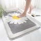 thumbnail image 1 of Alfombras de baño peludas de microfibra Ultra suaves grises de 50*80cm, alfombras de baño Extra absorbentes, lavables a máquina/secas, baño antideslizante, 1 of 5