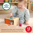 thumbnail image 2 of Clasificador de formas de madera Montessori Fisher-Price para bebés, 2 of 6