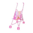 thumbnail image 4 of Cochecito de bebé, juguete para juego de rol, juego de rol, carrito de empuje en miniatura educativo, juguete para Altura 36 cm, 4 of 9