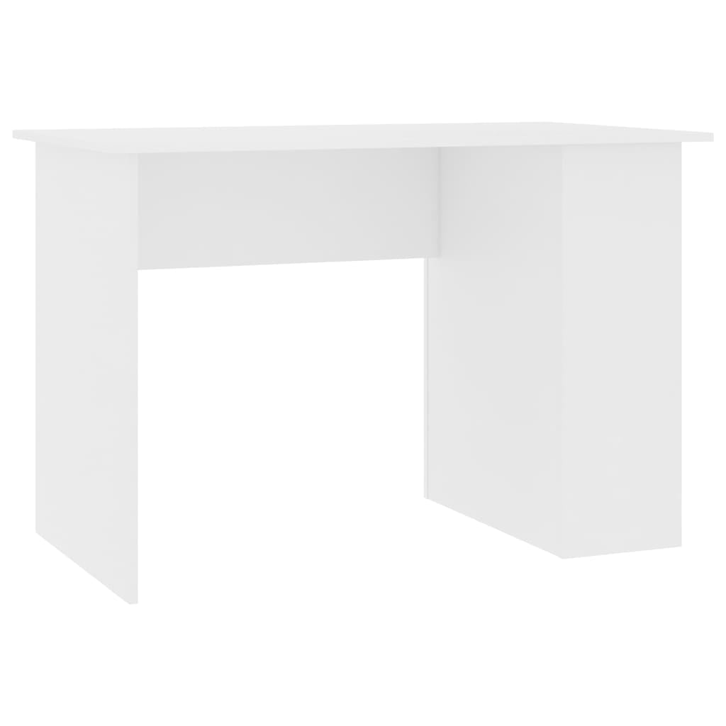 Lowestbest White Computer Desk, Small Study Writing Desk with Two Storage Shelves Lowestbest White Computer Desk, Small Study Writing Desk with Two Storage Shelves