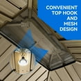 thumbnail image 4 of Dextrus Premium Hardtop Gazebo Garden Bronze Double-Layered Sidewalls Outdoor Curtains, 10' x 12', 4 of 5