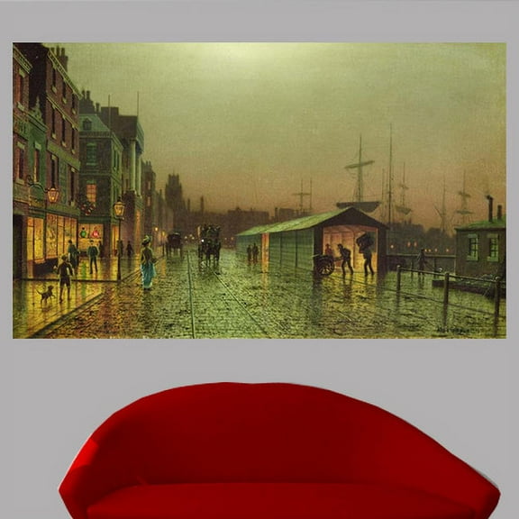 Wallhogs Grimshaw Liverpool Docks (19th) Wall Mural