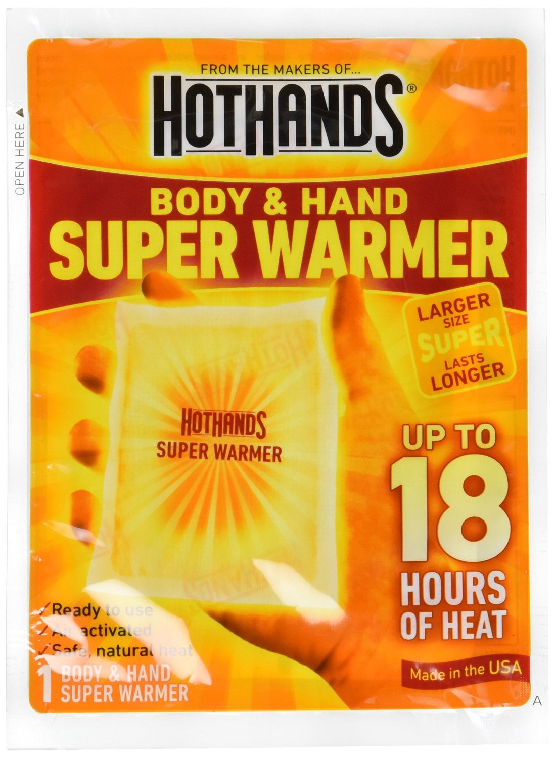 10 Pack HotHands Body & Hand Super Warmer 10 Pack by
