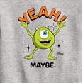 thumbnail image 3 of Monsters Inc. - Mike Yeah Maybe - Toddler & Youth Crewneck Fleece Sweatshirt, 3 of 5