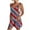 Multicolor rompers for women #2, variant on Women's Casual Patriotic Rompers Loose Overalls One Piece Sleeveless American Flag Printed Short Pant Jumpsuits With Pockets Multicolor,XXL