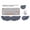 grey, variant on Unbranded Angel Wing Memory Foam Mouse, Keyboard Wrist Rest with Mouse Pad, Blue