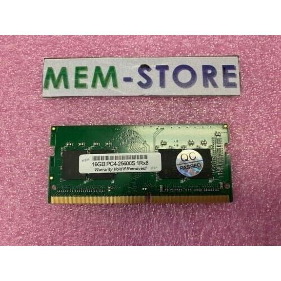 16GB DDR4-3200 Single Rank SODIMM Kingston KVR32S22S8/16 Equivalent RAM Memory (3rd Party)