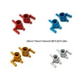 thumbnail image 3 of 2 Pieces Metal 1:28 RC Car Rear Wheel Tyre Automotive Shaft Cup Detachable Replacing Upgrading Solid Color Exquisite Tire Base Gold, 3 of 6