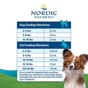 Nordic Naturals Omega-3 Pet, Liquid, For Cats and Small Dogs, Fish Oil 2 Oz