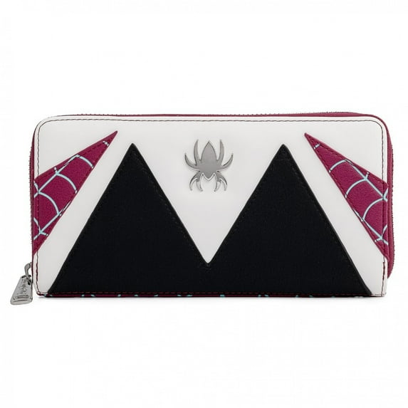 Spider-Gwen Costume Cosplay Zip Around Wallet by Loungefly