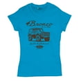 thumbnail image 5 of Ford Bronco Wild and Untamed Since 1966 T-Shirt Vintage Off-Road 4x4 Adventure Retro Truck Licensed Women's Tee, 5 of 7