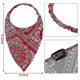 thumbnail image 2 of 4 Pieces Elastic Hair Scarf Headband Print Vintage Turban Hair Scarves Cotton Headwrap Triangle Kerchief Head, 2 of 5