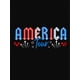 thumbnail image 2 of [1pc Firework Star Print Casual T-Shirt] Women'S Casual Crew Neck Short Sleeve T-Shirt, Polyester Knit Fabric with Medium Stretch, Geometric Pattern, with Firework and Stars Print, for All-Season Com, 2 of 6