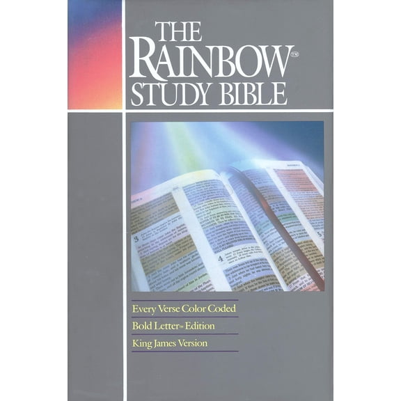 Pre-Owned Rainbow Study Bible King James Version (Hardcover) 0933657013 9780933657014