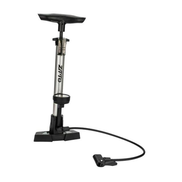 Bomba de piso para bicicleta Strade Fareast Limited 160 PSI aleación de aluminio 3 adaptadores
