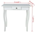 thumbnail image 4 of vidaXL Console Table MDF White, 4 of 4