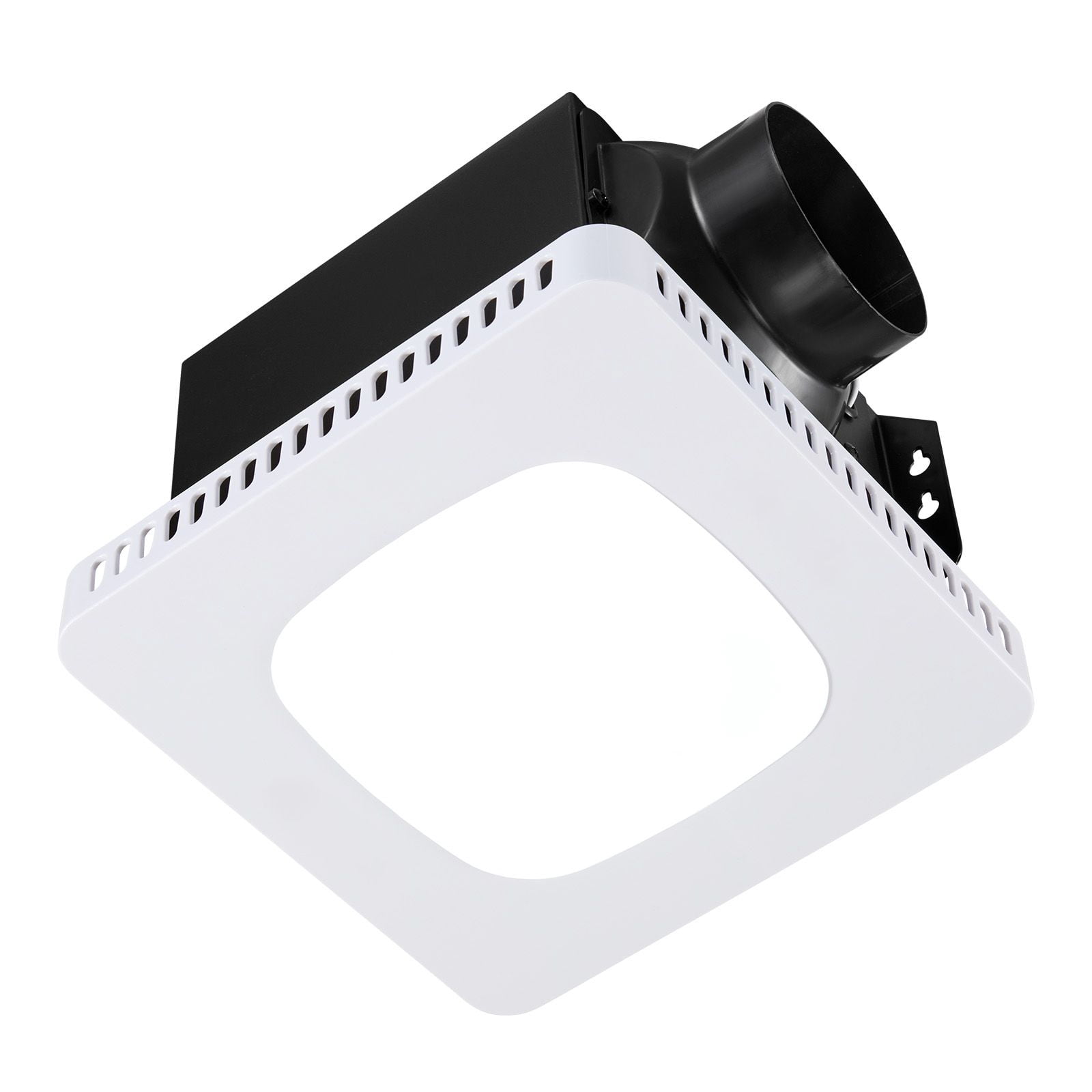 130 CFM Bathroom Exhaust Fan with LED Light, 3 Color Temperature Options, 1.5 Sones Low Noise, AC Motor for Laundry Room Home Ventilation