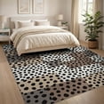 thumbnail image 3 of ODIKA 8'x10' Washable Area Rug Durable, Non-Slip Cow Print Irregular Block Inspired Pick Farm Large Grey Mosaic for Living Room, Under Sectional, Family, 3 of 7