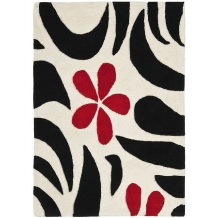 Safavieh Soho Kate Wool Area Rug, Ivory/Black