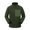 Army Green, variant on Jackets for Men Full Zip Stand Collar Fleece Jackets Long Sleeve Solid Color Loose Casual Outerwear