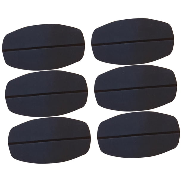 Cojines de Silicona Zulema 6 Piezas Soporte Suave para Sujetador Negro
