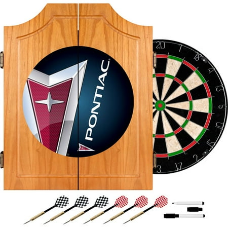 Pontiac Wood Dart Cabinet Set