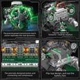 thumbnail image 3 of Kit de maquetas Mould King 10182 V8 con caja de baterías 2250+unidades, 3 of 7