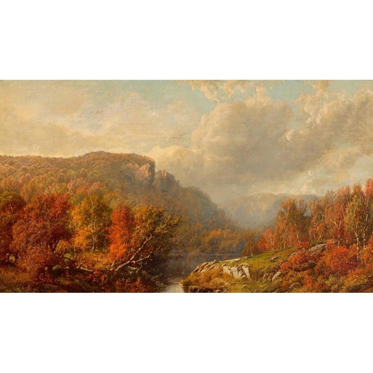 William Mason Brown 18x12 Black Modern Framed Museum Art Print