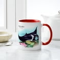 thumbnail image 6 of CafePress - Manta Ray Mug - 11 oz Ceramic Mug - Novelty Coffee Tea Cup, 6 of 6
