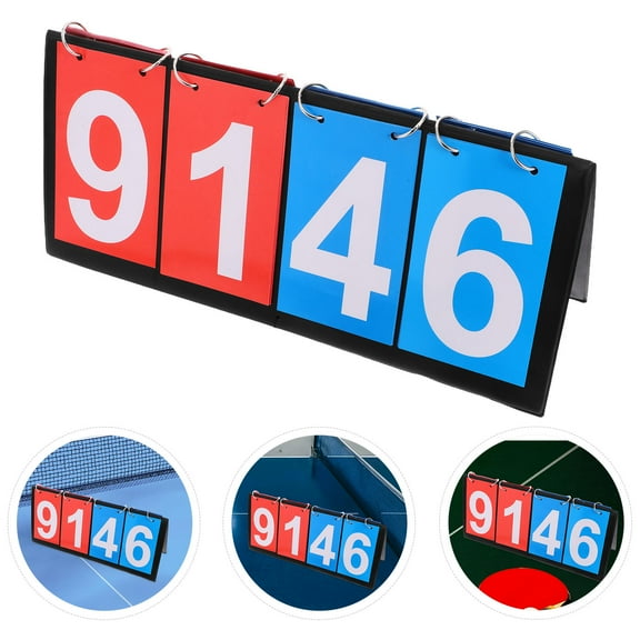 LEORX Clear Number Sports Score Scoreboard for Indoor Outdoor Volleyball Basketball