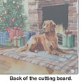 thumbnail image 4 of Nova Scotia Duck Tolling Retriever Cozy Christmas Glass Cutting Board Large 12 in x 15 in, 4 of 5