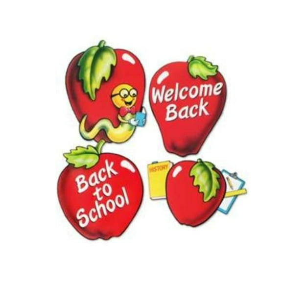 Packaged School Days Apple Cutouts