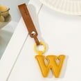 thumbnail image 1 of New Leather English Letter Keychain Hanger Car Keychain Bag Accessories, 1 of 4