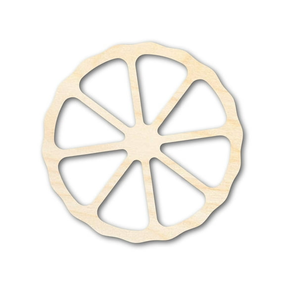 Unfinished Wood Fruit Slice Shape 5" / 1/4"