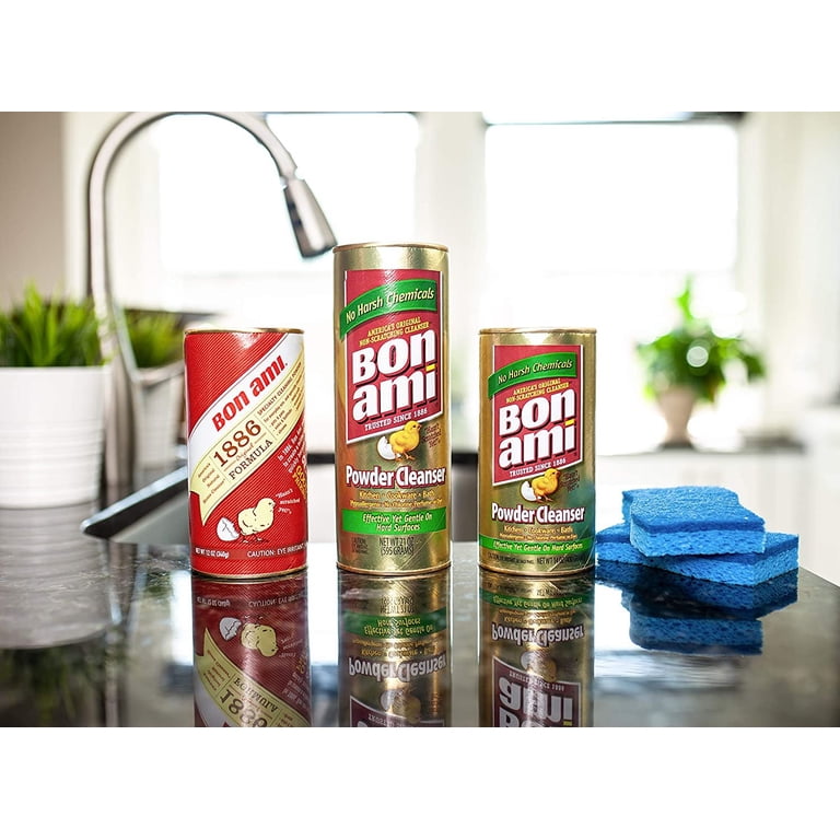 Bon Ami Limpiador Multiusos en Polvo para Pulir, Limpiar, y