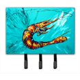 thumbnail image 1 of 6 x 9 In. Shrimp Teal Shrimp Leash or Key Holder, 1 of 1