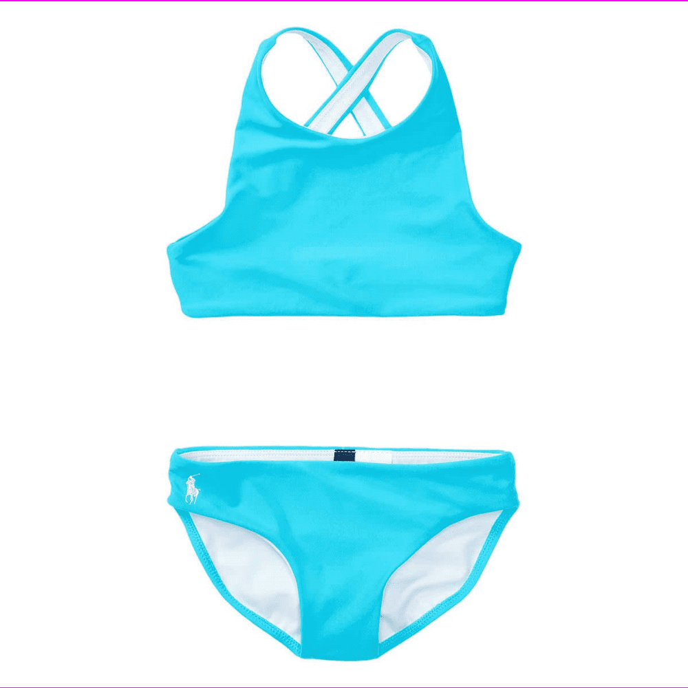 Polo Ralph Lauren Polo Ralph Lauren Kids Solid TwoPiece Swimsuit in