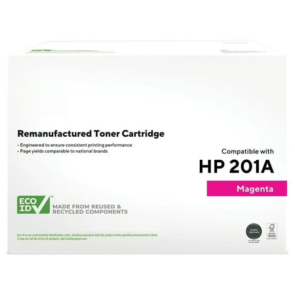 HITOUCH BUSINESS SERVICES Reman Magenta Standard Yield Toner Cartridge Replacement for HP 201A